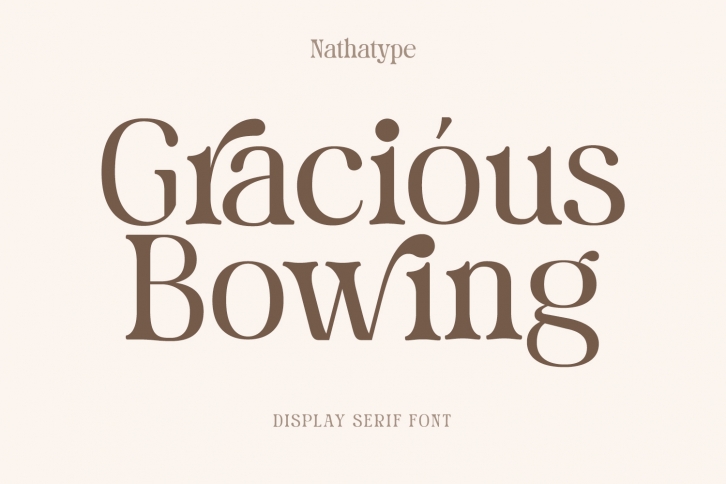 Gracious Bowing Font Download