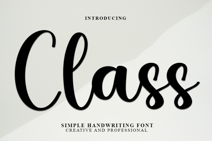 Class Font Download
