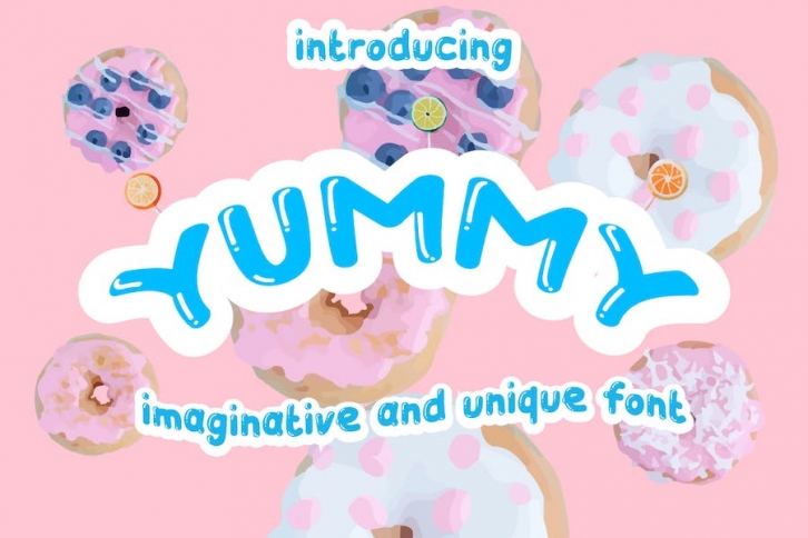 Yummy - Display Font Font Download