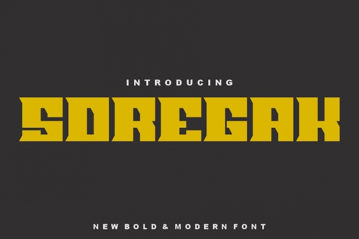 Soregak Font Font Download