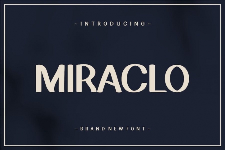 Miraclo Font Font Download