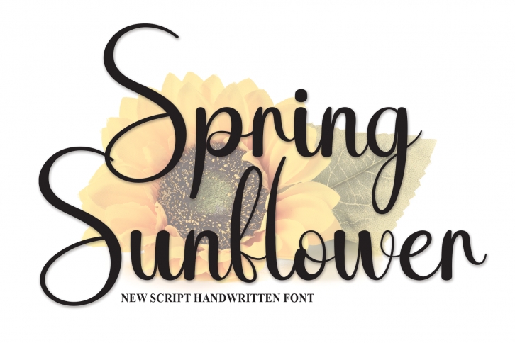Spring Sunflower Font Download