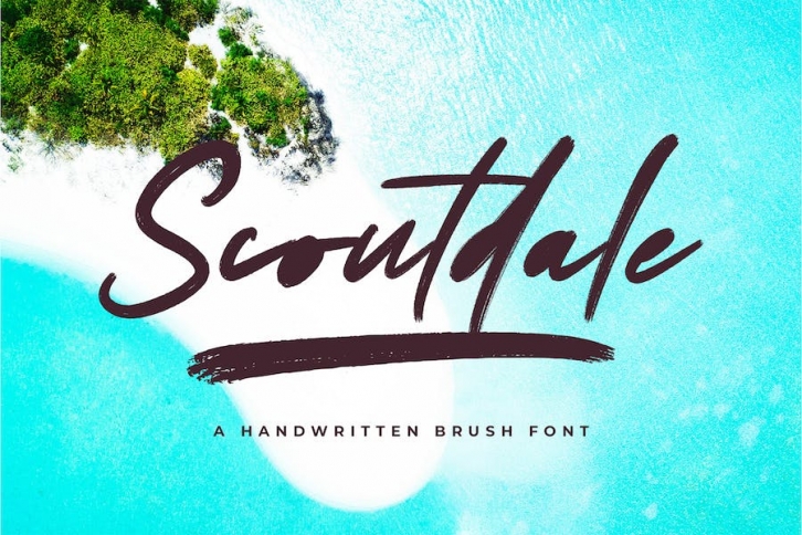 Scoutdale | Handwritten Brush Font Font Download