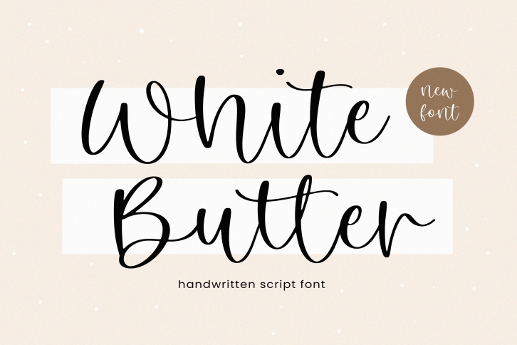 White Butter Font Download
