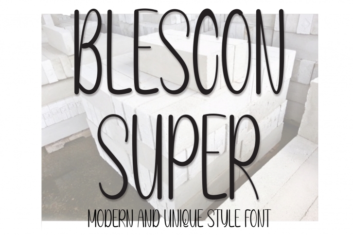 Blescon Super Font Download