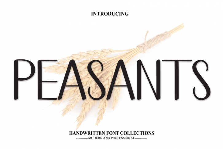 Peasants Font Download