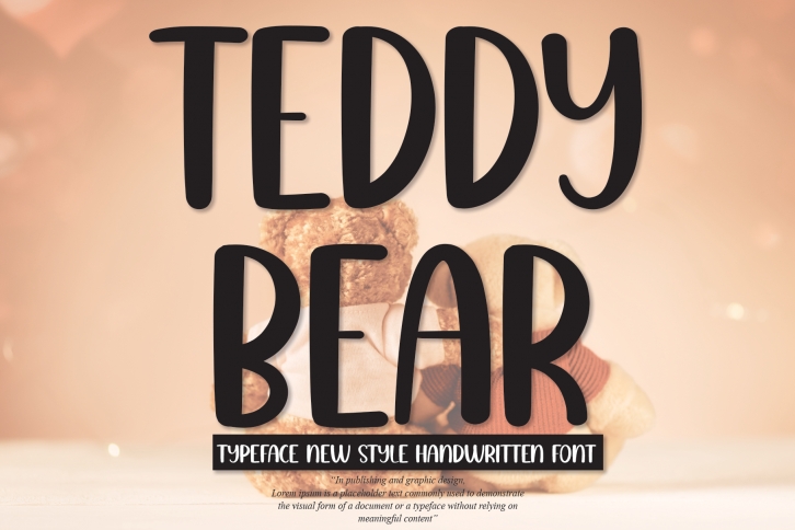 Teddy Bear Font Download