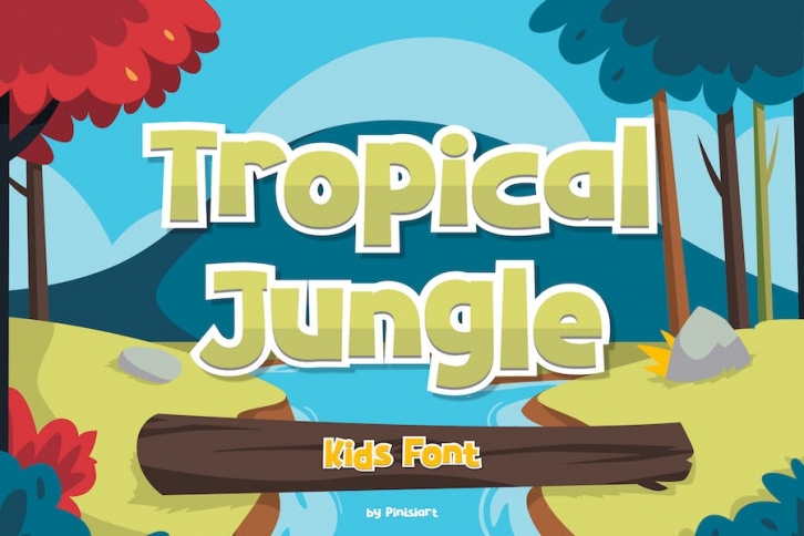 Tropical Jungle – Kids Font Font Download