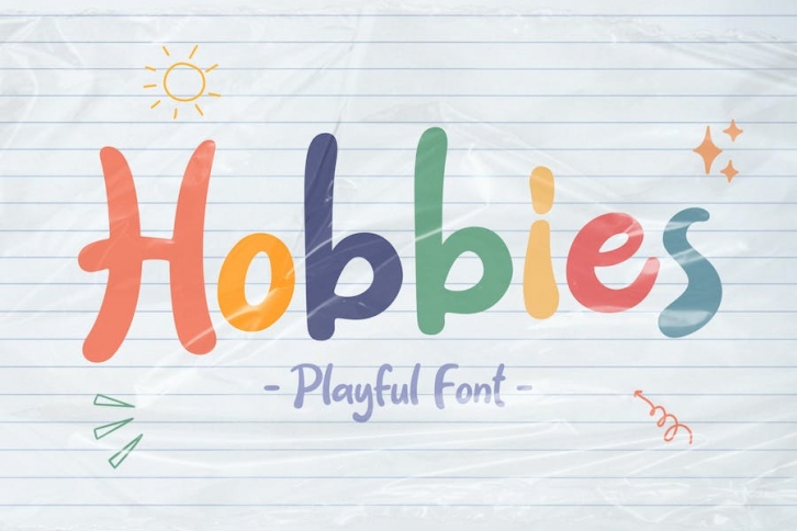 Hobbies - Playful Font Font Download