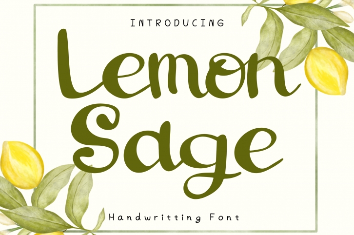 Lemon Sage Font Download