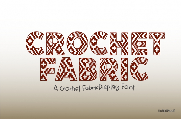 Crochet Fabric Font Download