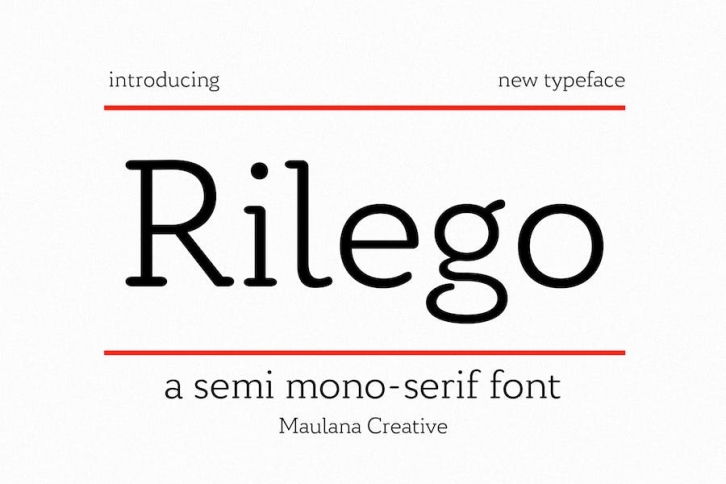 Rilego Serif Font Font Download