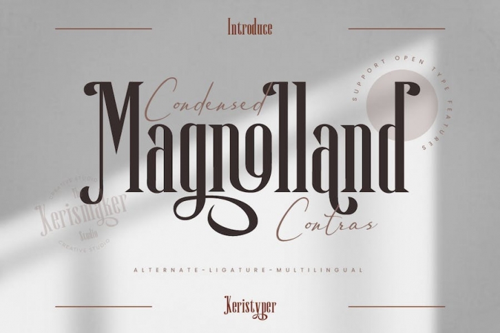 Magnolland Font Font Download