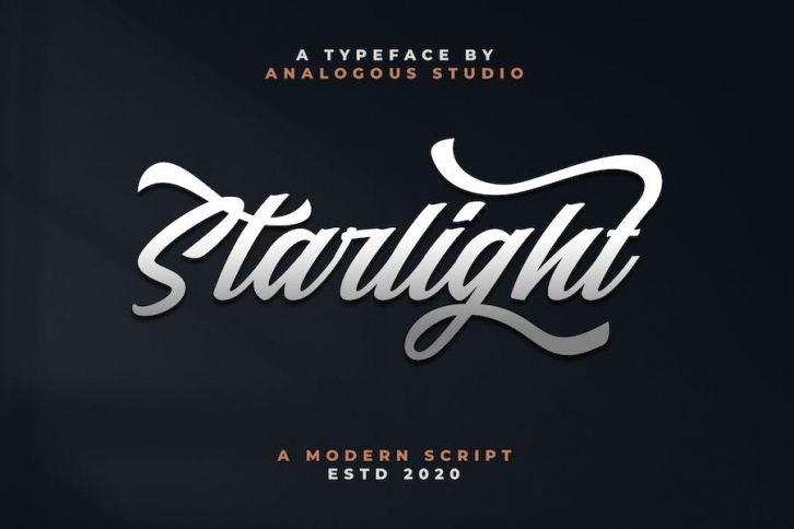 Starlight || Modern Script Font Download