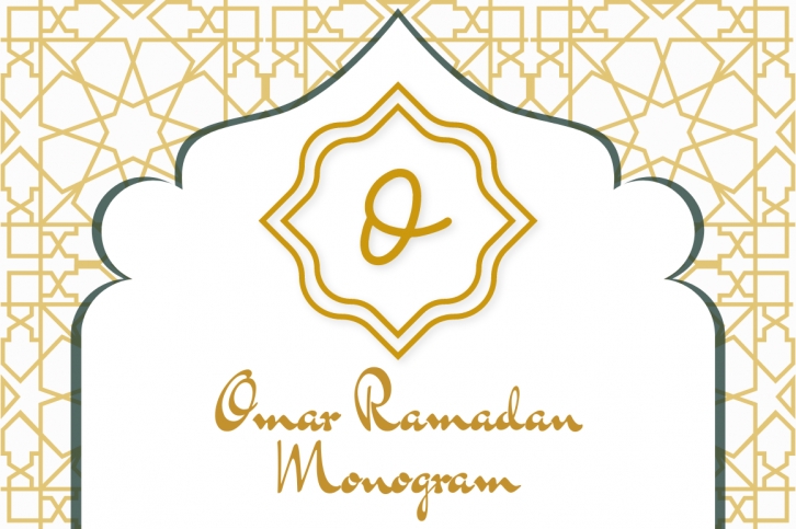 Omar Ramadan Monogram Font Download