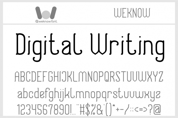 Digital Writing Font Download