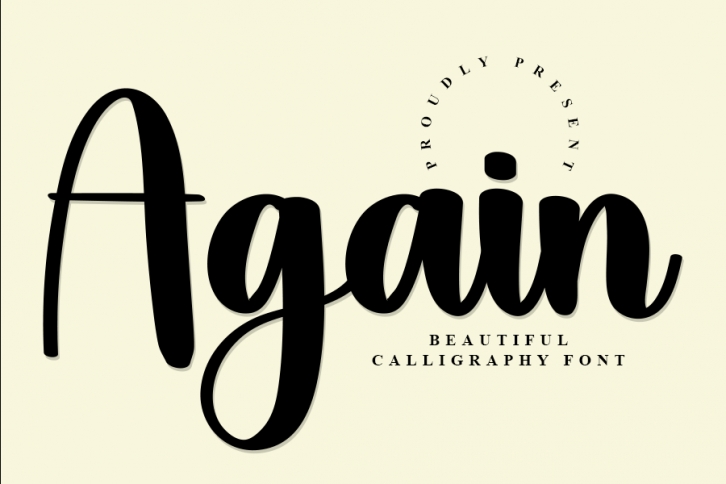 Again Font Download