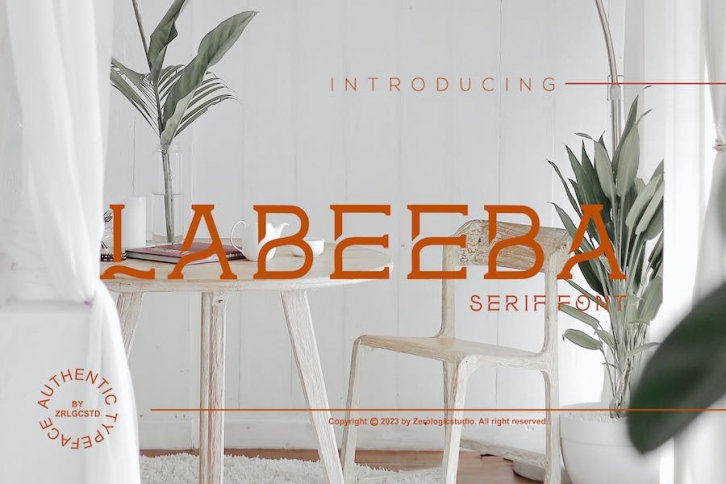 Labeeba modern serif Font Download