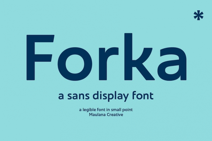 Forka Sans Font Font Download