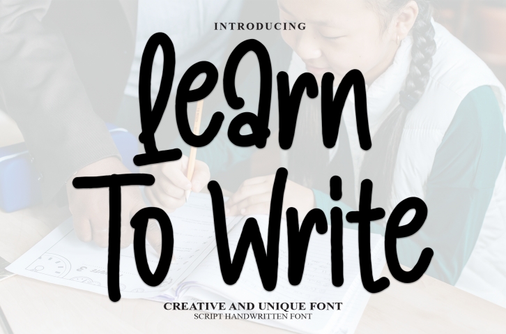 Learn to Write Font Download
