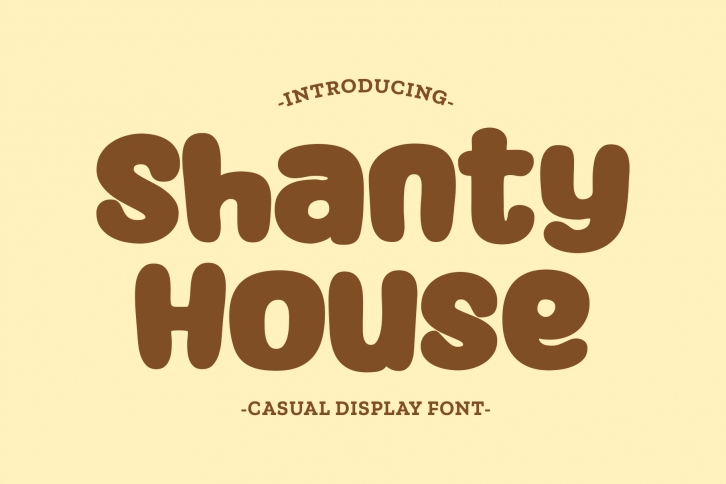 Shanty House Font Download