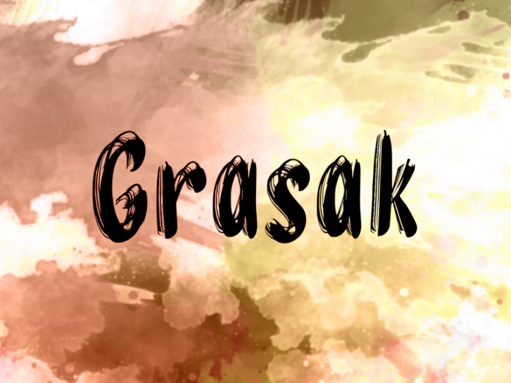 G Grasak Font Download
