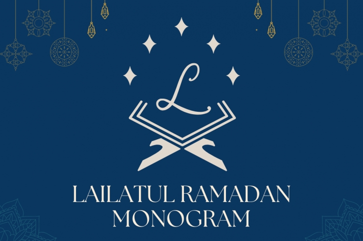 Lailatul Ramadan Monogram Font Download