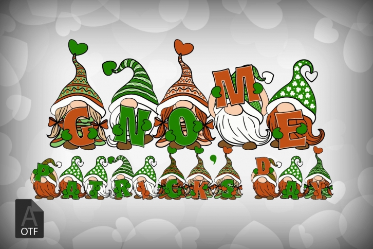 Gnome Patrick's Day Font Download
