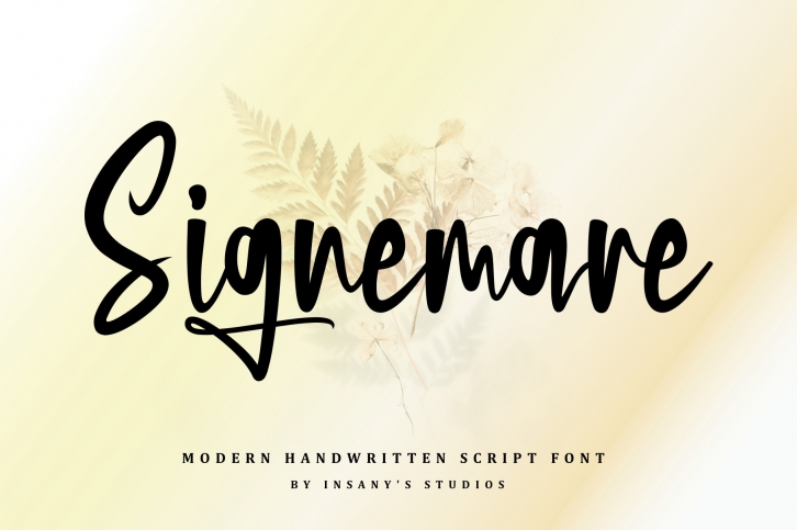 Signemare Font Download