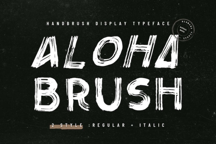 Aloha Brush - Logo font Font Download