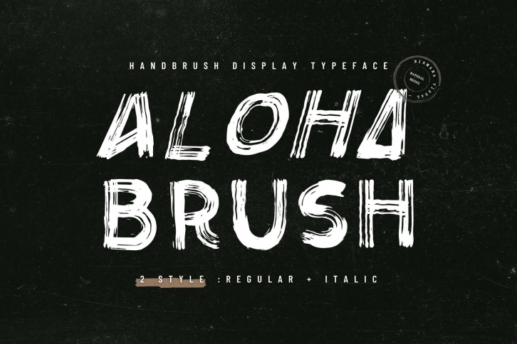 Aloha Brush Font Download