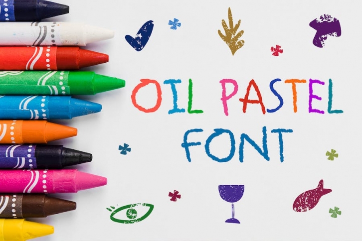 Oil Pastel Font Font Download