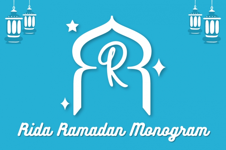 Rida Ramadan Monogram Font Download