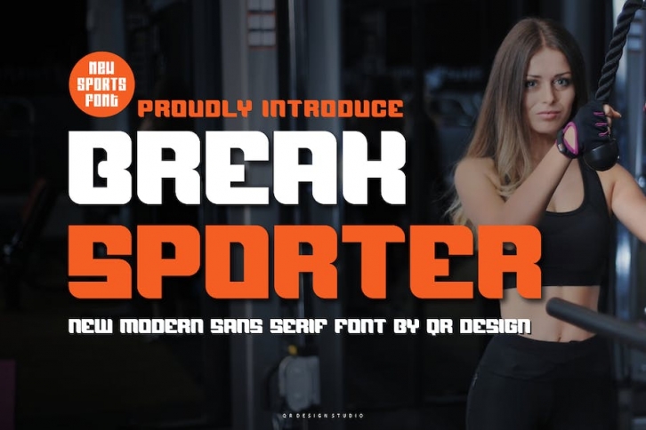 Break Sporter Font Font Download