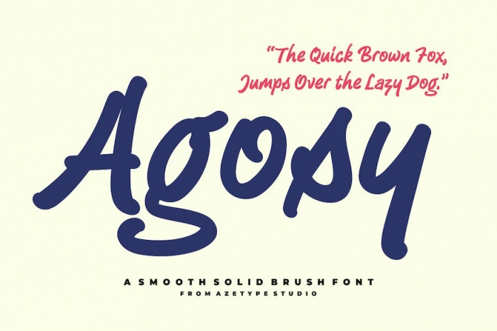 AZ Agosy Font Download