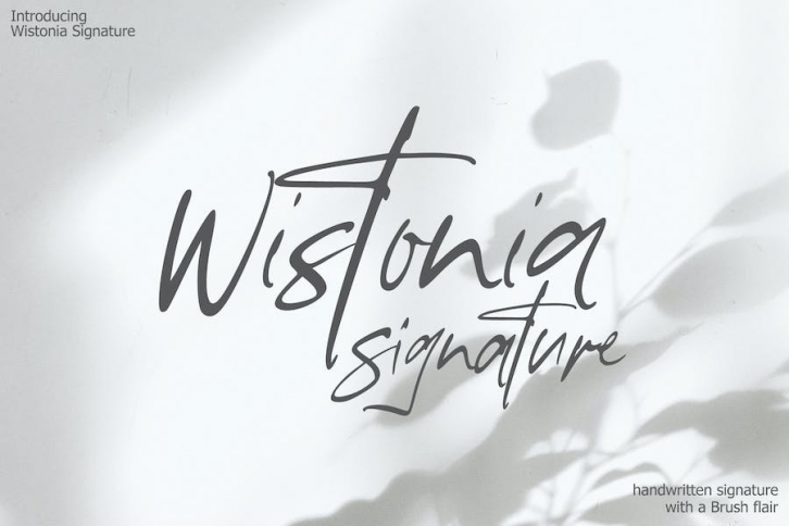 Wistonia Signature Font Download