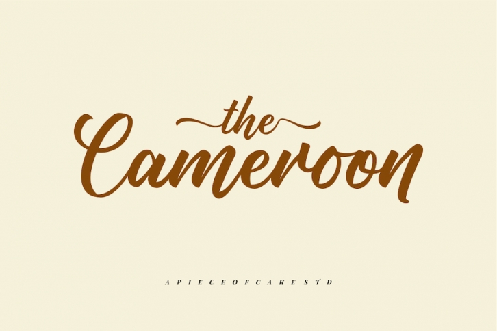 Cameroon - A Script Font Font Download