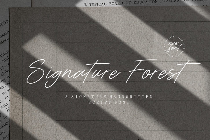 Signature Forest Font Download