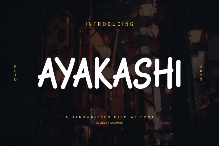 Ayakashi -Personal Use Font Download