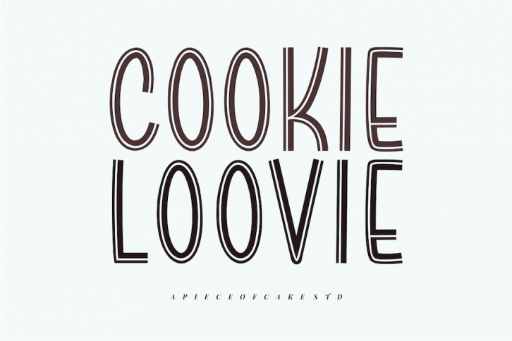 Cookie Loovie - A Display Font Font Download