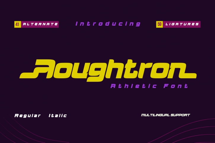 Aougtron Font Download