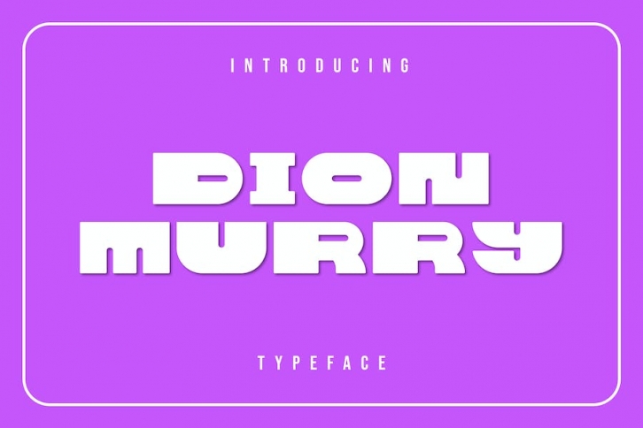 Dion Murry Display Font Font Download
