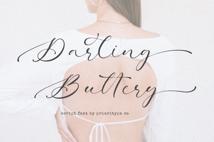 Darling Buttery - Modern Script Font Font Download