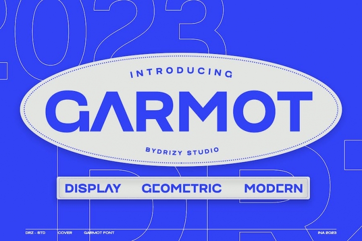 Garmot - Modern Geometric Font Font Download