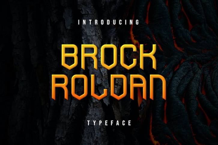 Brock Roldan Typeface Font Download