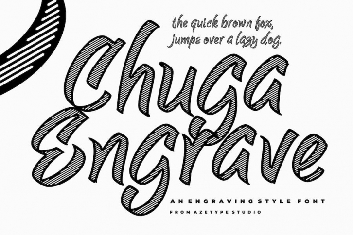 AZ Chuga Engrave Font Download