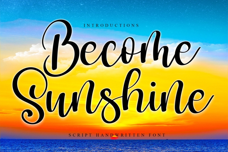 Become Sunshine Font Download