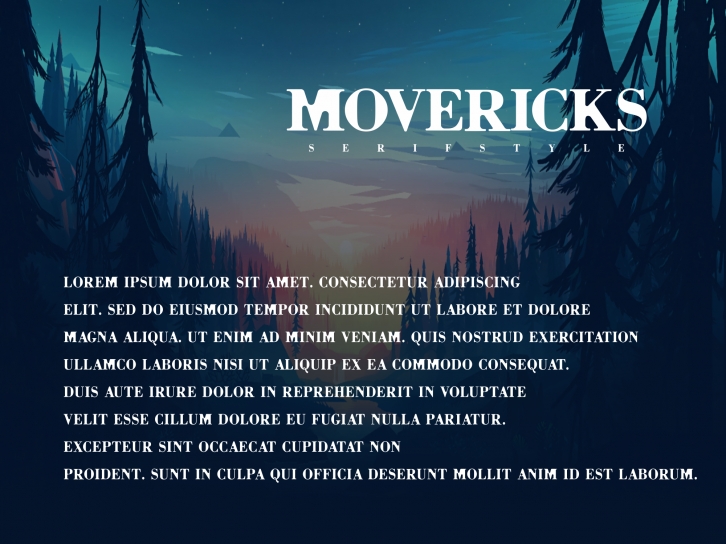 Movericks Font Download