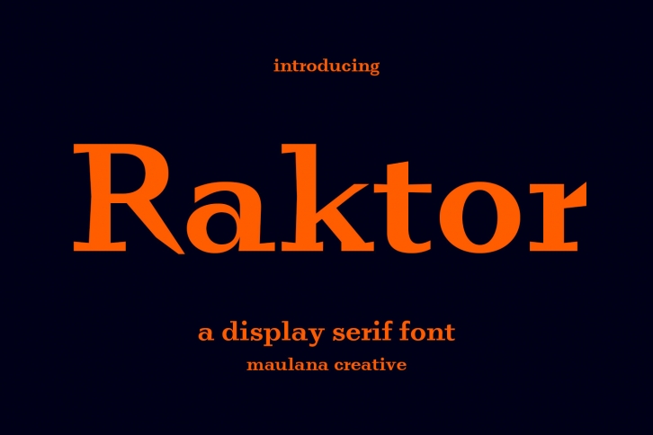 Raktor Font Download