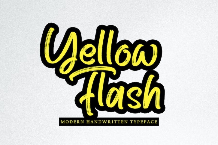 Yellow Flash Font Download